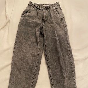 garage black light wash 80s mom jeans!